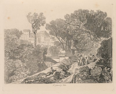 研究は無料です。プレート6、ミダスの判決、1838。 作： John Sell Cotman