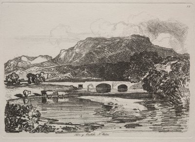 Book of Studies: Tan y Beolch、北ウェールズ 作： John Sell Cotman