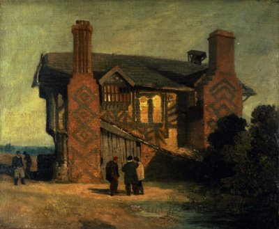 モートンオールドホール 作： John Sell Cotman