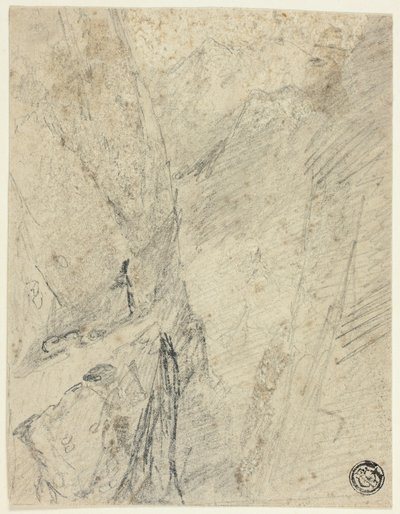 山峡 作： John Sell Cotman