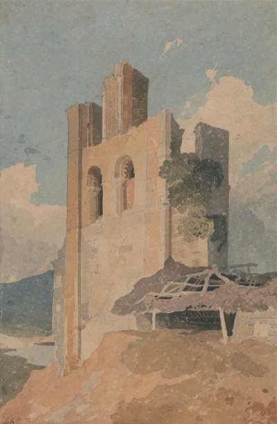 シェリフ・ハットン城（ヨークシャー州 作： John Sell Cotman