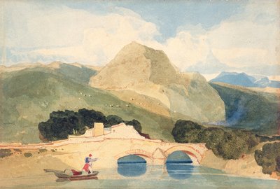 Tan-y-Bwlch（紙に水彩） 作： John Sell Cotman