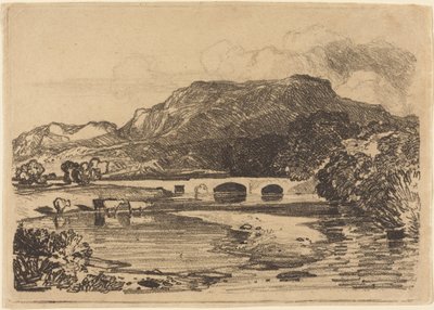 Tan y Bwlch、北ウェールズ 作： John Sell Cotman