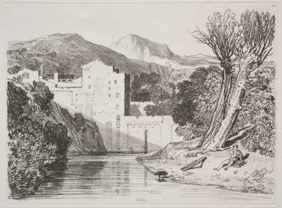 ウィットビー 作： John Sell Cotman