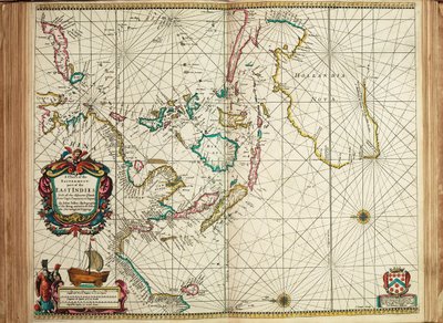 コモリン岬から日本までの東インド諸島の最東端と隣接するすべての島々の海図 作： John Seller