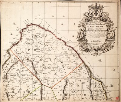 ウィリアム・メイヨーによる1717年から1721年にかけての調査による、アメリカのバルバドス島の新しい正確な地図。 作： John Senex