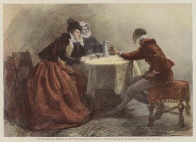 デニスの心臓（chromolitho） 作： John Seymour Lucas