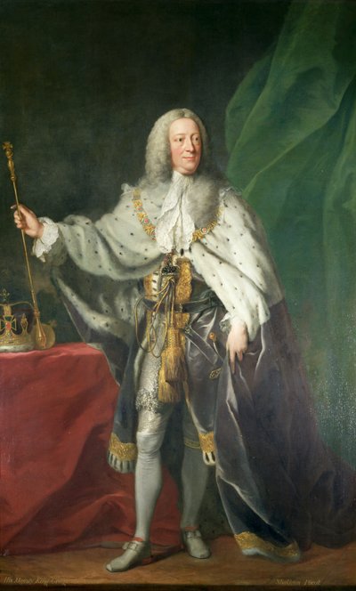 キングジョージ2世の肖像、1758年 作： John Shackleton