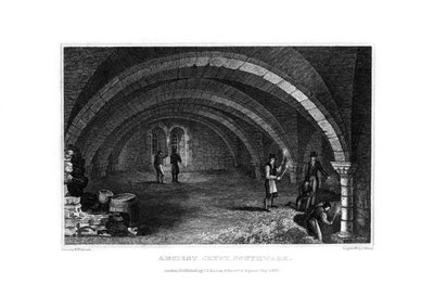 エンシェントクリプト、サザーク、1830年。 作： John Shury