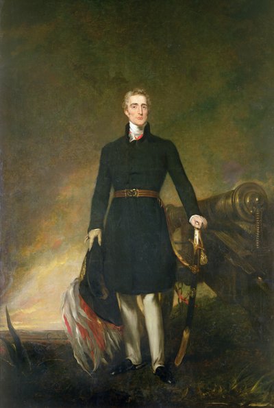 アーサー・ウェルズリー（1769-1852）ウェリントン公爵（油彩・キャンバス 作： John Simpson