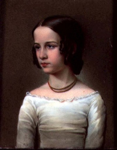 サラ・シンプソン12歳のミニチュア 作： John Simpson