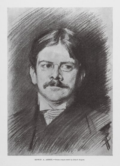 エドウィン・A・アビー（エングレーヴィング） 作： John Singer (after) Sargent