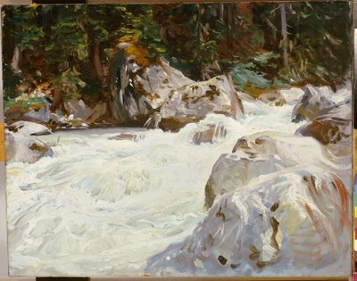 ノルウェーの急流、1901 作： John Singer Sargent