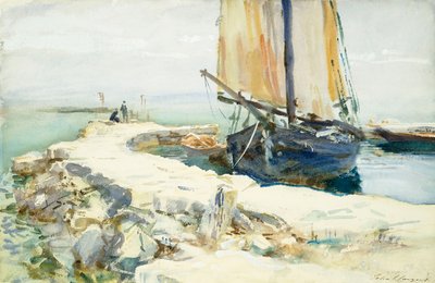 ガルダ湖の上 作： John Singer Sargent