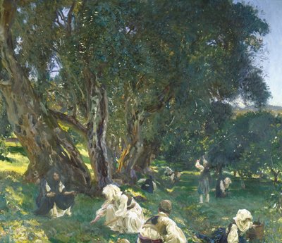 アルバニアのオリーブ採集者 作： John Singer Sargent