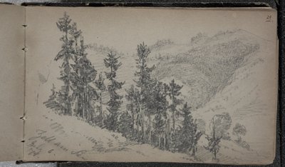 アルパインランドスケープ、ツェルアムゼー、オーストリア 作： John Singer Sargent