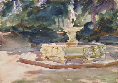アランフェス、1902-03年頃（紙にトイレ） 作： John Singer Sargent