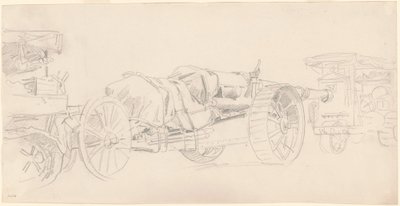 キャノン トレーラー、フランス 作： John Singer Sargent