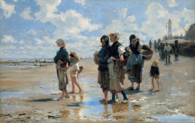 魚に出かける、または魚に出かける 作： John Singer Sargent