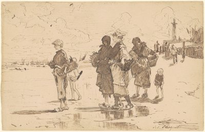 魚に出かける、または魚に出かける 作： John Singer Sargent