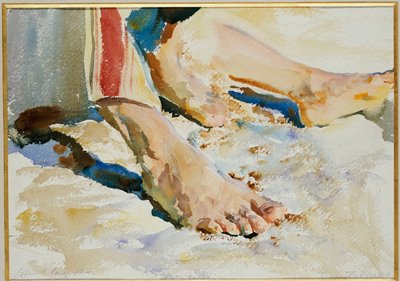 アラブ、ティベリアの足 作： John Singer Sargent