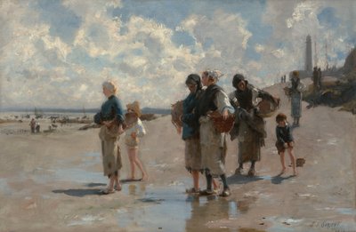 カンカルでカキの釣り 作： John Singer Sargent
