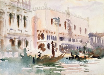 ゴンドラから（紙にトイレ） 作： John Singer Sargent