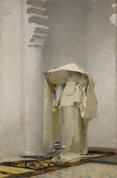 灰色の琥珀色の煙 作： John Singer Sargent