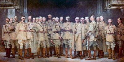 第一次世界大戦の一般将校 作： John Singer Sargent
