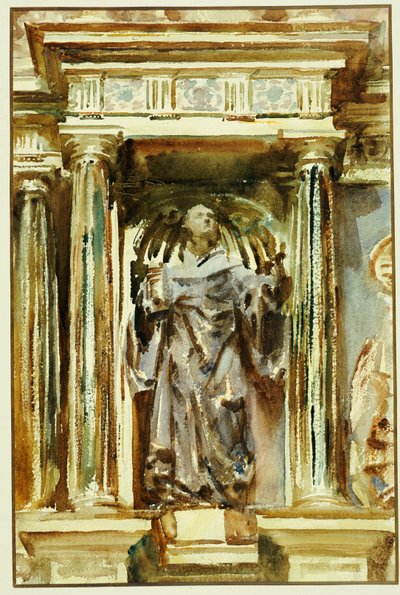 グラナダの教会で 作： John Singer Sargent
