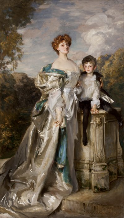 ワーウィック夫人と彼女の息子 作： John Singer Sargent
