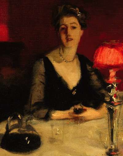 ポートグラス：Edith Vickersの詳細 作： John Singer Sargent