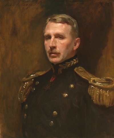 レナード・ウッド、1903年。 作： John Singer Sargent