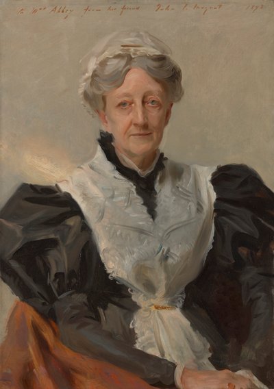 メアリー・エリザ・ミード（メアリー・エリザ・スクリブナー、1822年） 作： John Singer Sargent