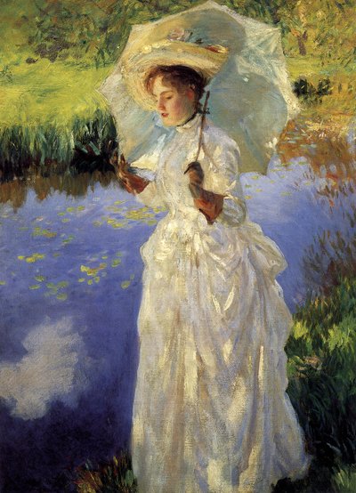 朝の散歩 作： John Singer Sargent