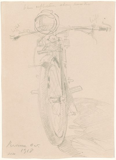 モーターサイクル[レクトー]、1918年 作： John Singer Sargent
