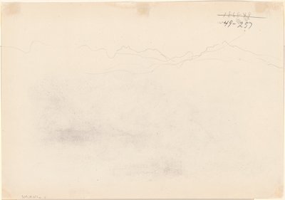 山[裏] 作： John Singer Sargent