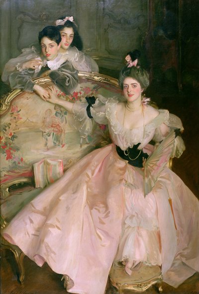 カール・マイヤー夫人、後にレディ・マイヤー、そして彼女の2人の子供 作： John Singer Sargent