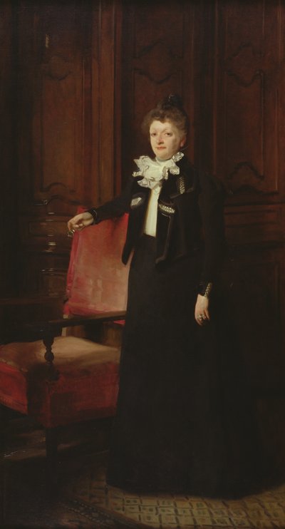 チャールズハンティントン夫人、1898年 作： John Singer Sargent
