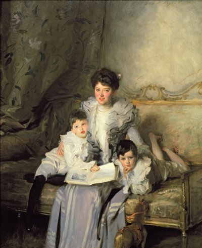ノウルズ夫人と子供たち 作： John Singer Sargent