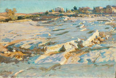 エルサレム、オリーブ山付近 1905-06年頃 油彩・カンヴァス 作： ジョン・シンガー・サージェント