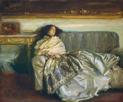 ノンシャロワールの休息、1911 年。 作： John Singer Sargent
