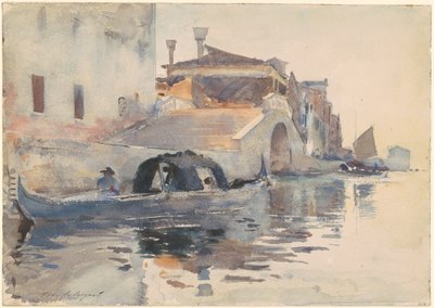 パナダ橋、フォンダメンタ ヌオーヴェ、ヴェネツィア 作： John Singer Sargent