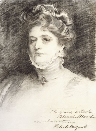 ブランシュ・マルケシの肖像、1910 作： John Singer Sargent