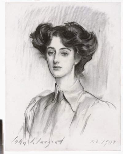 レディー・エルシー・マイヤーの肖像、1908年2月 作： John Singer Sargent