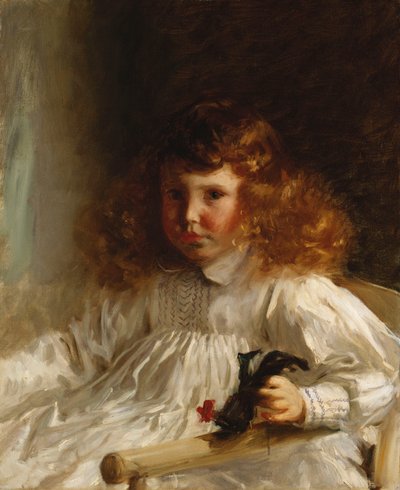 若い男の子としてのリロイ・キングの肖像、1888 作： John Singer Sargent