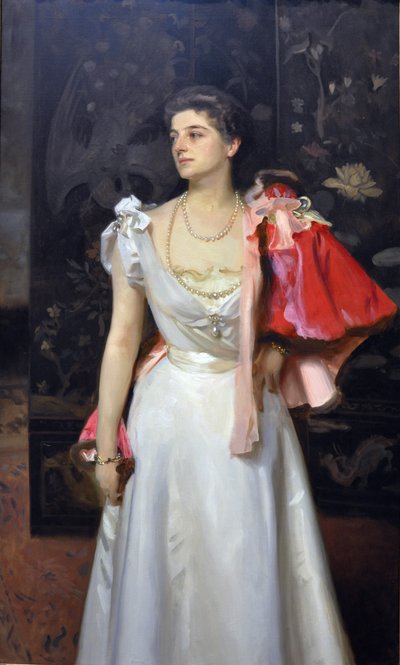 ソフィーイラリオノフナデミドフ王女の肖像1871〜1953年、ボロンツォヴァダシュコヴァ、1895-1897年 作： John Singer Sargent