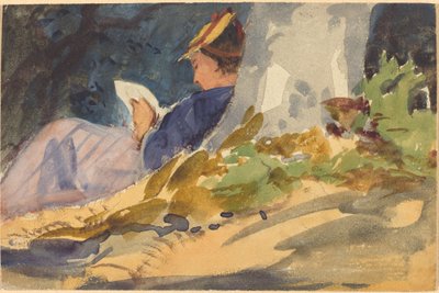1880-1890年頃のレスティング。 作： John Singer Sargent