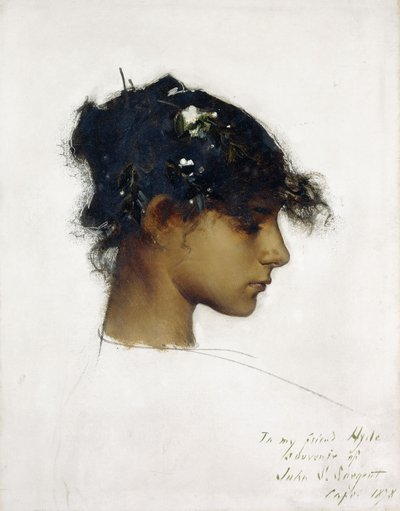 ロジーナフェラーラ-カプリガール、1878年 作： John Singer Sargent