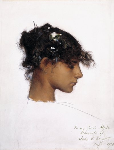 ロシーナ・フェラーラ、カプリガールのヘッド 作： John Singer Sargent